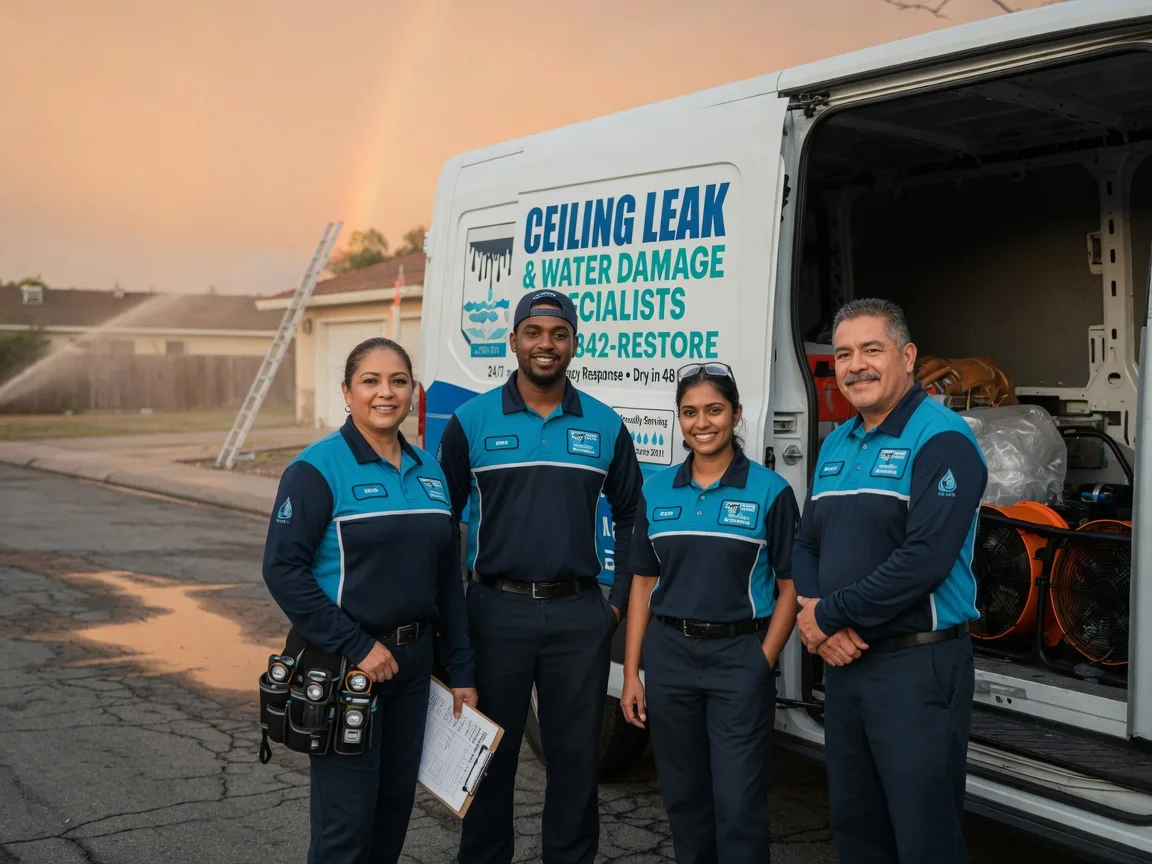 Ceiling Leak Cleanup company in Brinkhaven, OH