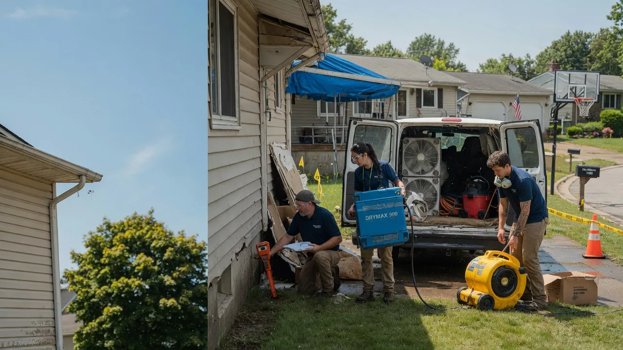 Ceiling Leak Cleanup in Brinkhaven, OH near me