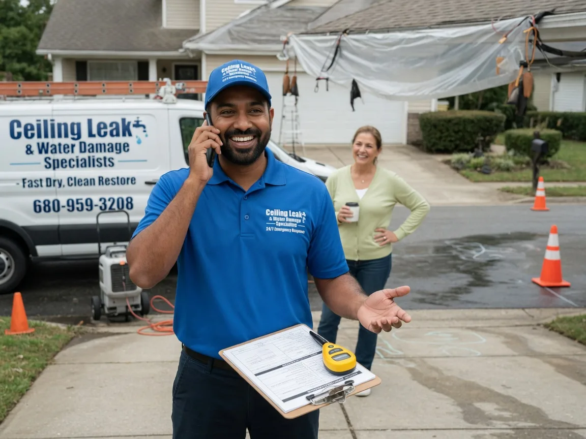 Ceiling Leak Cleanup Brinkhaven, OH FAQs