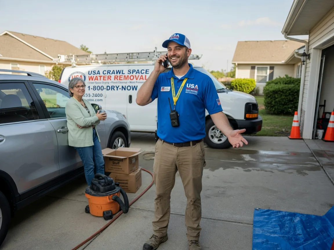 Crawl Space Water Removal Brinkhaven, OH FAQs
